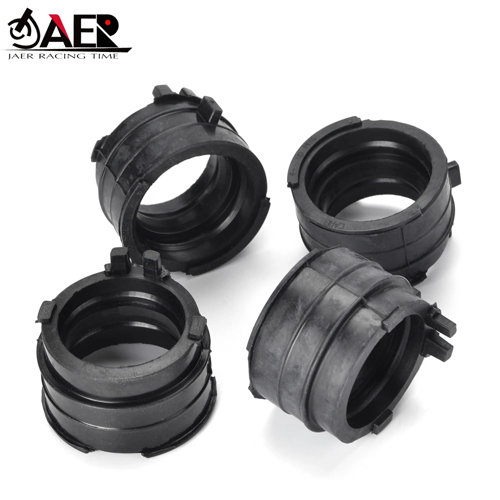 4 PCS Motorcycle Carburetor Adapter Inlet Intake Pipe For Honda CBR400 NC23 CBR 400 NC29 CB-1 CB400F