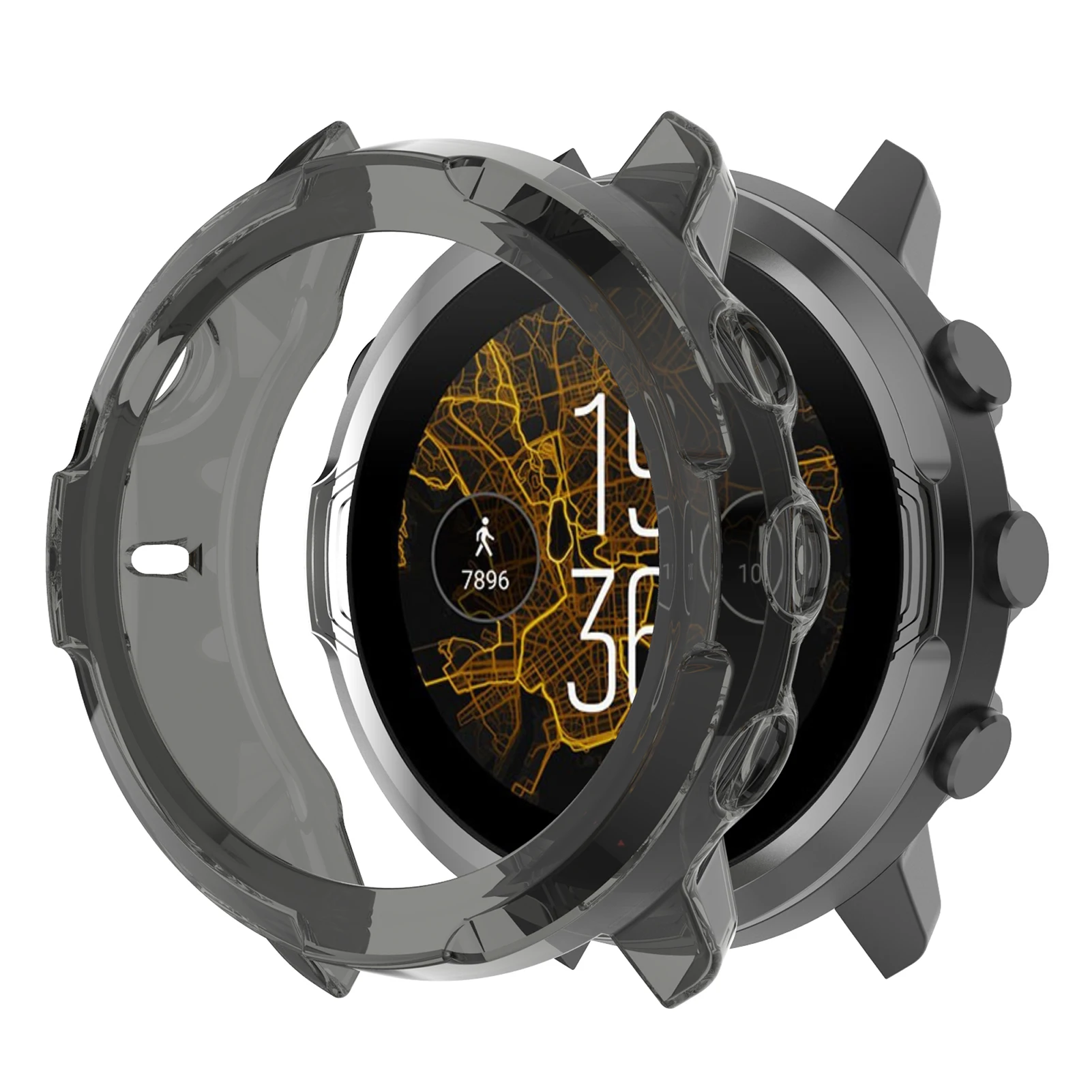 Capa protetora esportiva TPU GPS Smartwatch Case Shell de alta qualidade Pele anti-risco