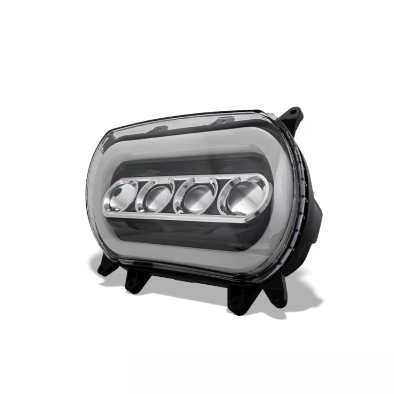 Obrázek 3: Vysoký nepopsaný 120w motos accesorios motoe motorky LED projektor světlomet spojování s drl pro silnice drážkovat 2015+