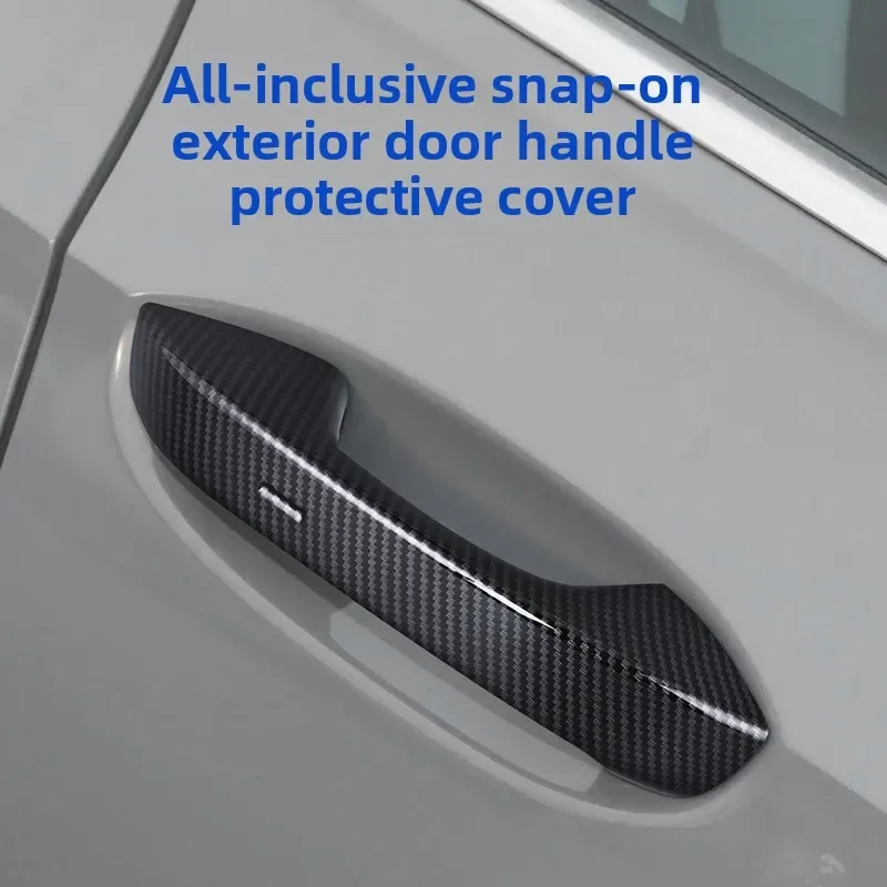 Applicable to Volkswagen ID3 Eighth Generation Golf 8 Door Handle Protective Cover Outer Door Handle Decorative Black Sequin