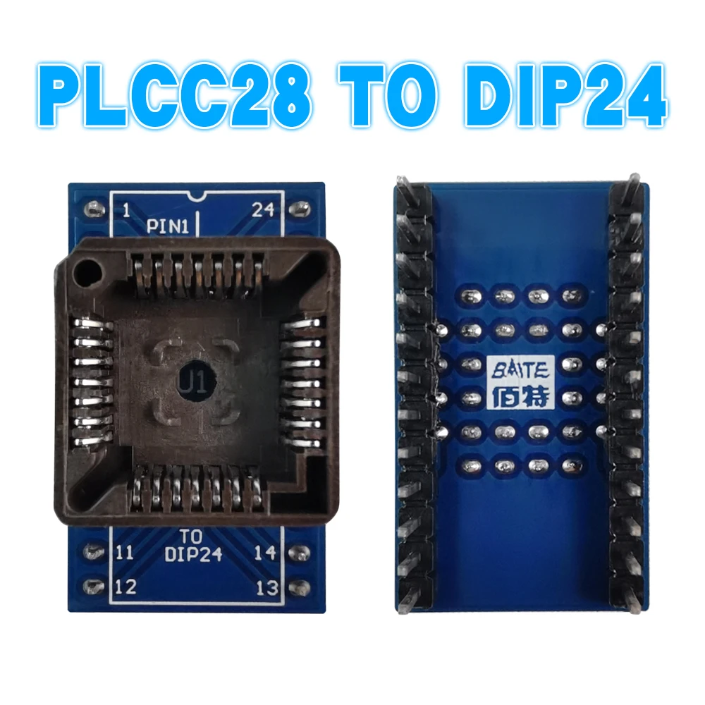 PLCC32 PLCC44 to DIP32 DIP40 DIP44 IC Adapter Tester Socket Simple Universal Programmer Converter