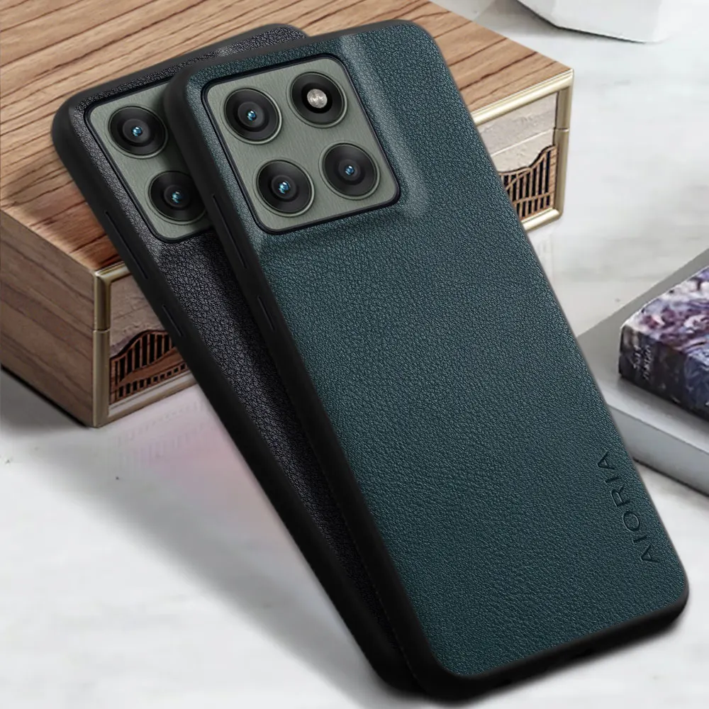 

Чехол для Motorola Edge 60 50 Pro Fusion Neo, чехол для телефона, однотонный деловой дизайн из искусственной кожи