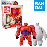 New16cm Cartoon Big Hero 6 Baymax Fat Man Anime Figure Toys Baymax Model Doll Pvc Action Figure Model Assembled Birthday Gifts