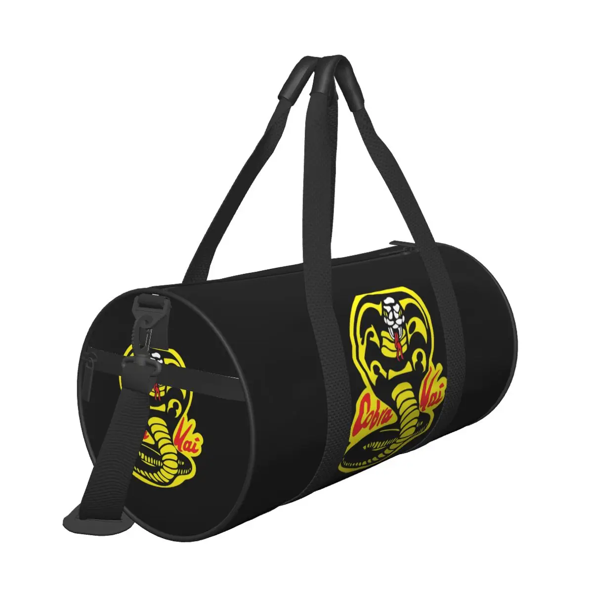 Cobra-bolsa de viaje con estampado de Taekwondo Kai para hombre, bolsa deportiva de gran capacidad, bolsa de gimnasio portátil, bolsa de Fitness colorida informal