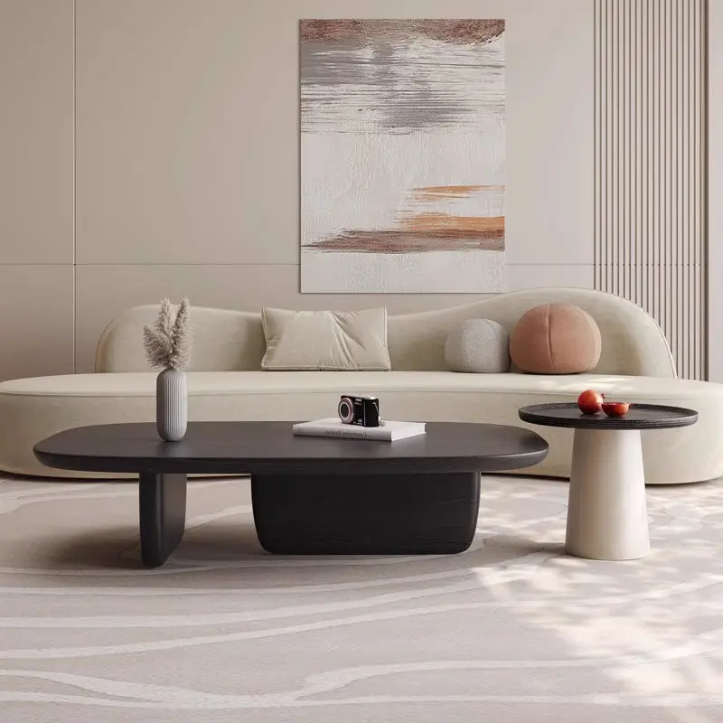 

coffee table living room household small apartment modern simple art creative paint net red tea table