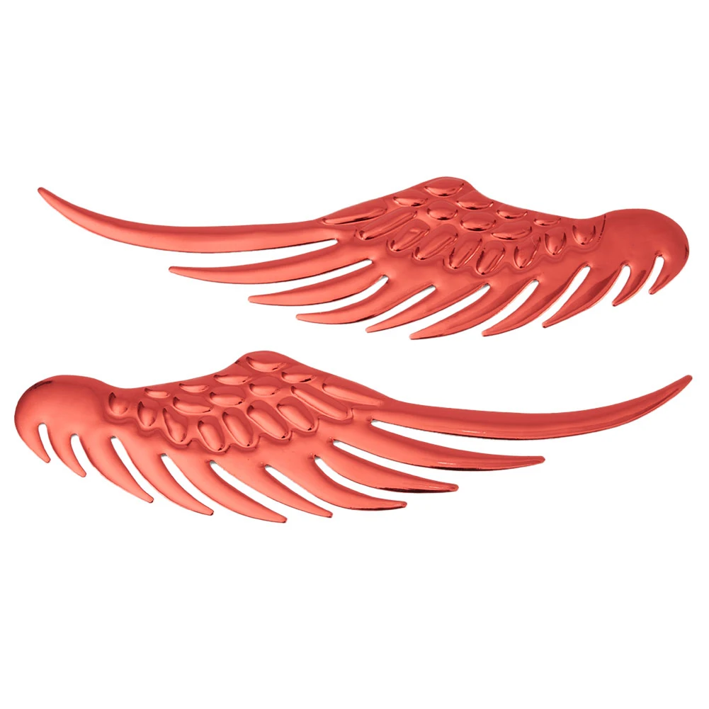 3D PVC Scratch Wing DIY Decal Sticker Pair for Car and Motorcycle Compatible with Various Vehicle Models Design