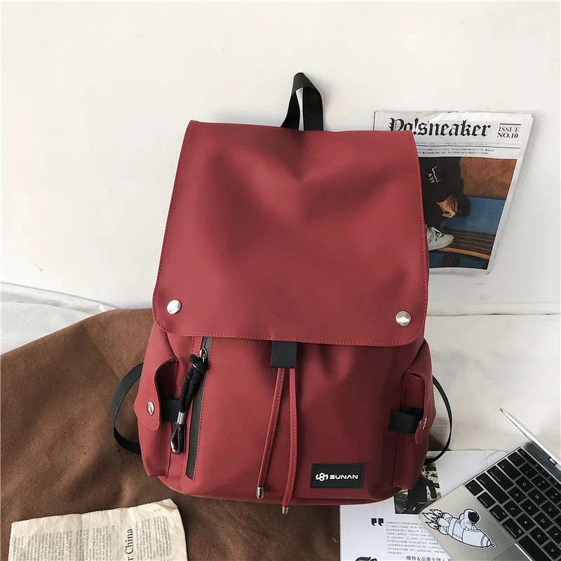 

024 New Backpack Fashion Simple Backpack High Quality Design Handbag Youth Light Luxury Temperament for Men and Women Couples