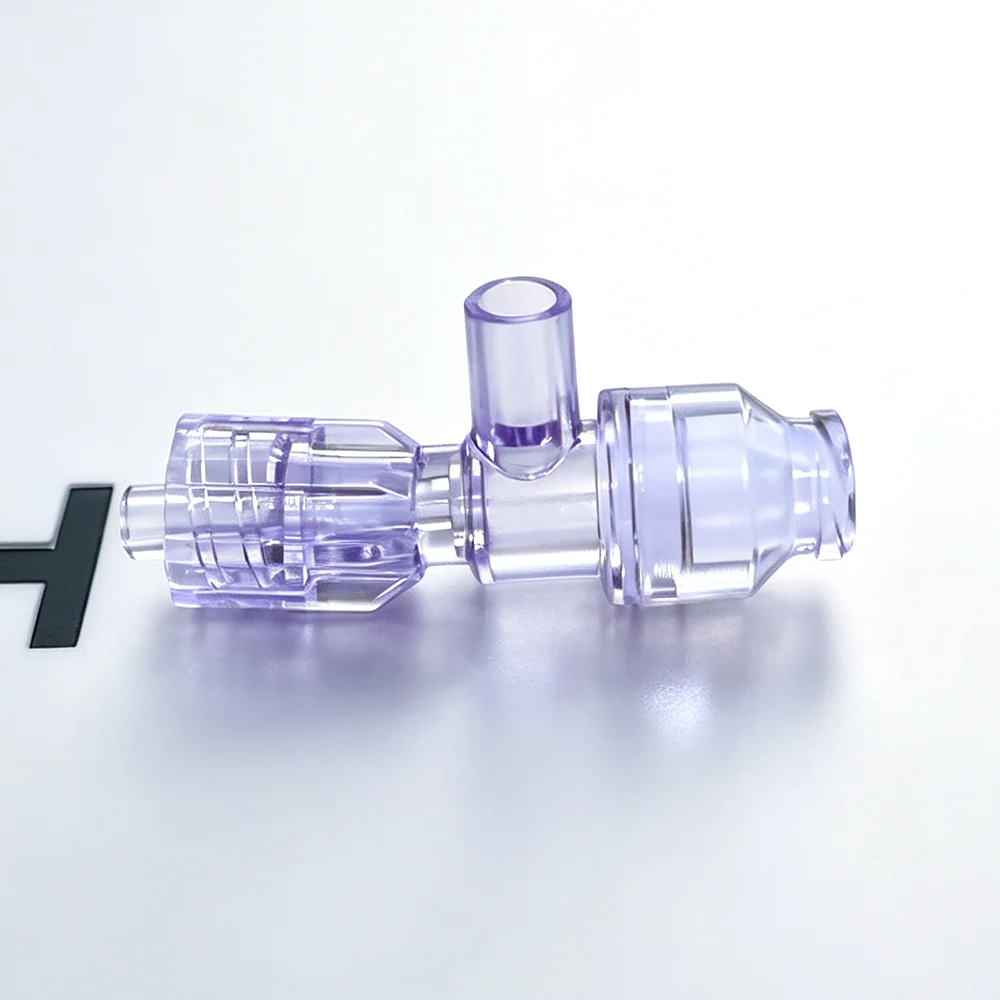 

10PCS Three-Way Needleless Valves Medical Plastic Non-Sterile Connector for Healthcare
