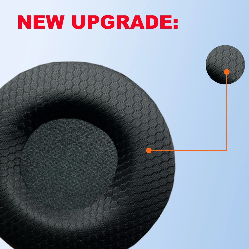 Earsoft Replacement Ear Pads Cushions for EDIFIER HECATE G4 Headphones Earphones Earmuff Case Sleeve Accessories