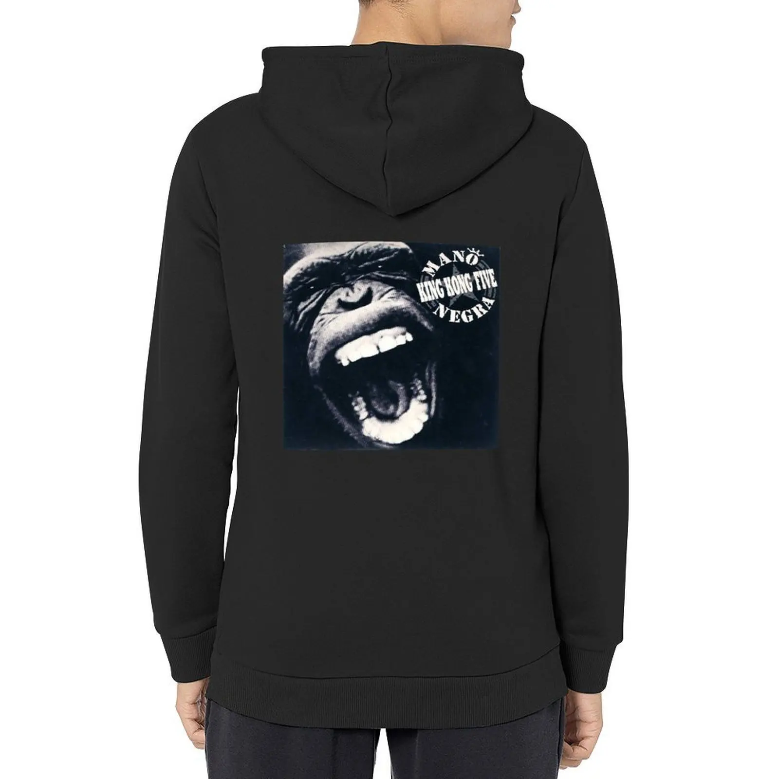 

MANO NEGRA KING KONG FIVE NEW white Hoodie autumn clothes autumn jacket men men's sweat-shirt hooded shirt anime hoodie