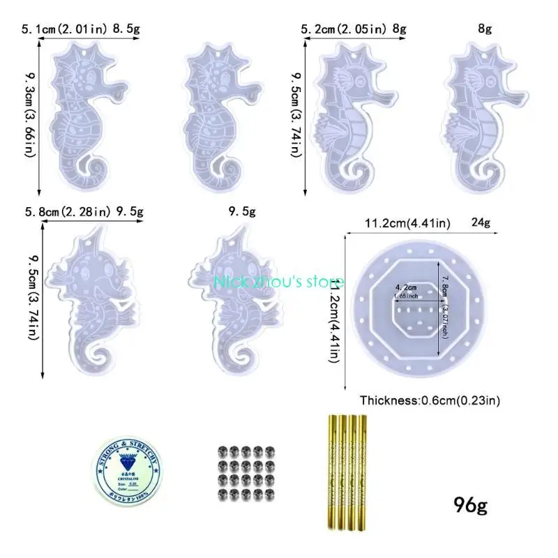 E15E قالب سيليكون رياح مثبت على الحائط من إيبوكسي كريستال للهدايا