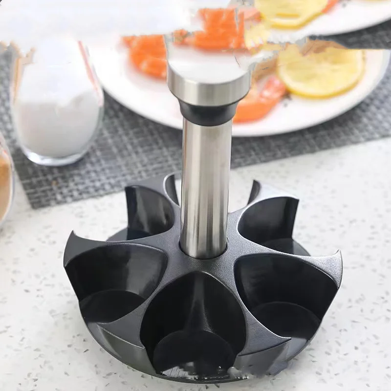 360 ° rotating rack for seasoning, glass bottle for cooking, barbecue seasoning can