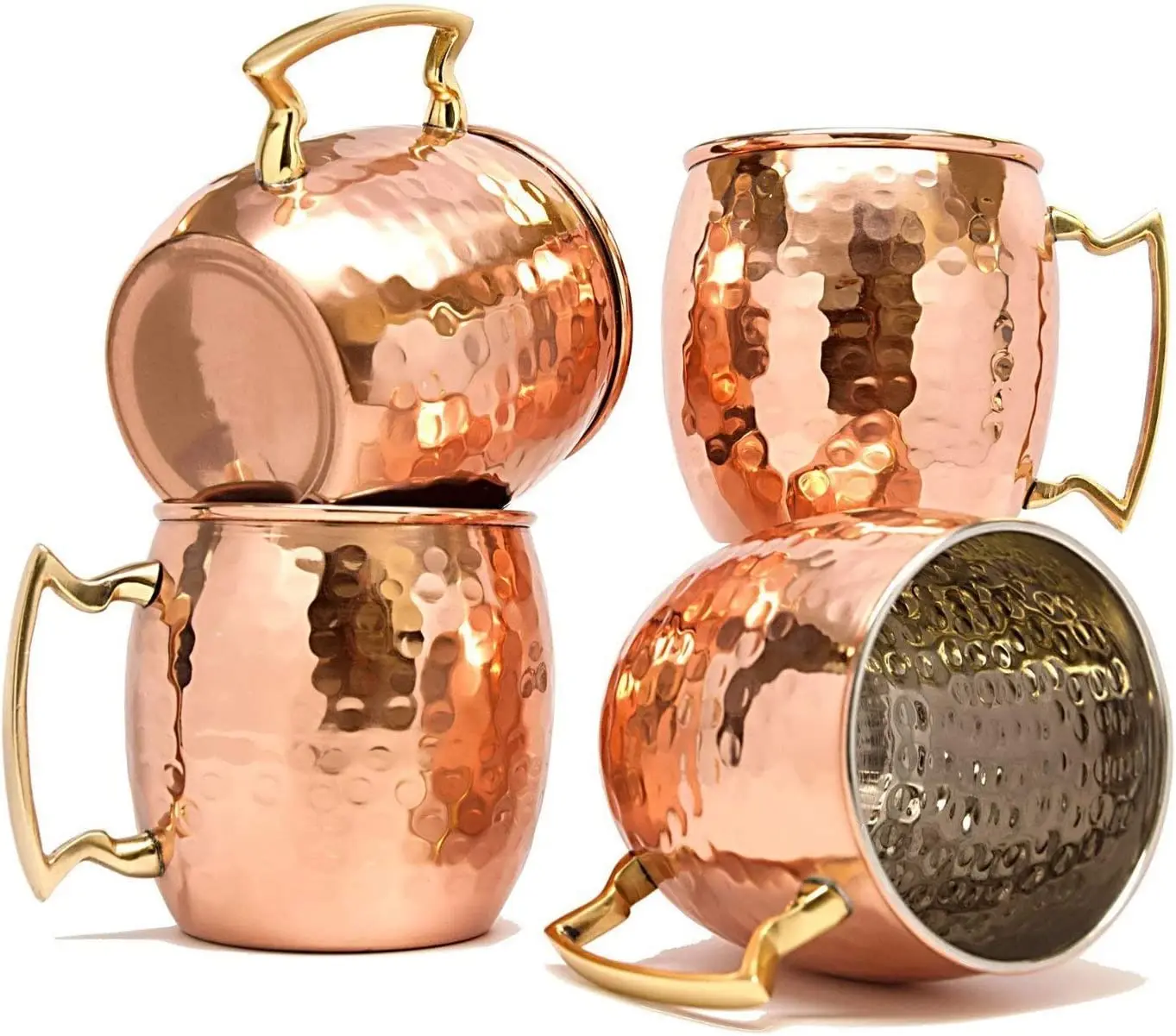 18 oz -- 540ml Barrel Shape Copper Plating Moscow Mule  Mug Coffee Mugs Cup