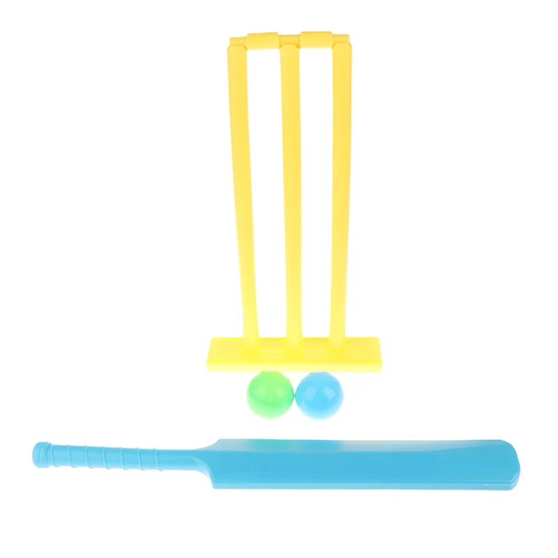 해변 게임 크로켓 패들 하드 보드 크리켓 놀이 장난감 PP 운동 스포츠 장비 어린이 크리켓 세트 부모-자식 상호 작용