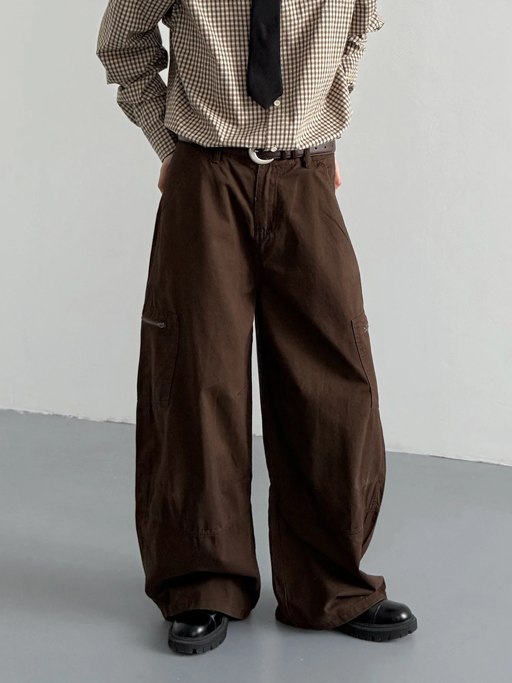 Calças Jeans Largas de Estilo Coreano Retro para Homens e Mulheres, Confortáveis e com Múltiplos Bolsos para Primavera e Outono