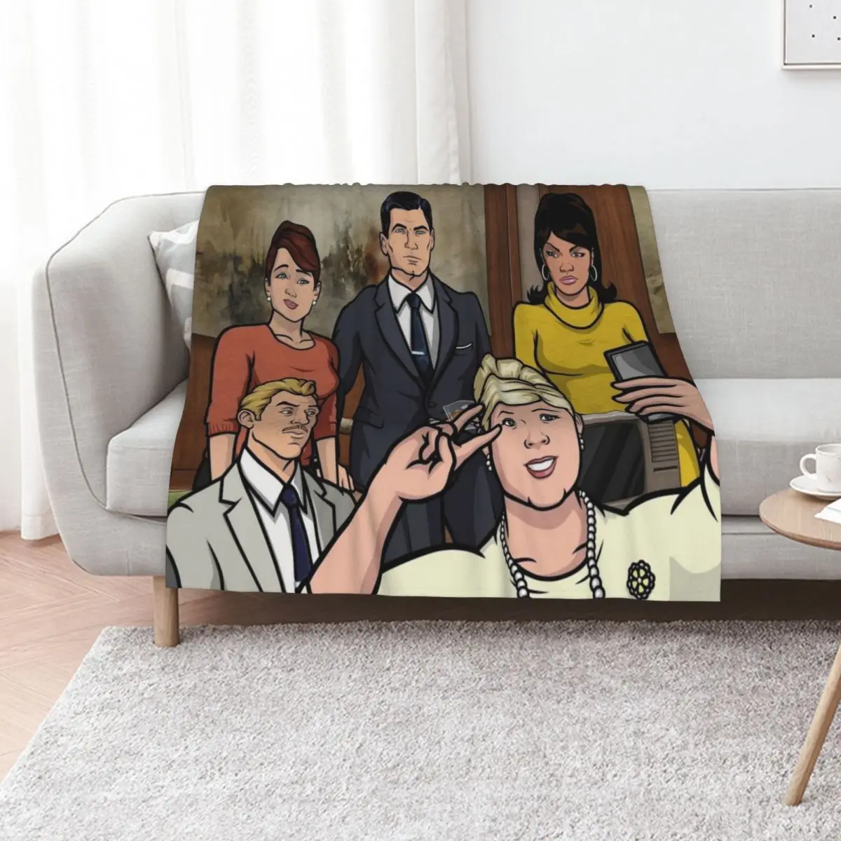 

Archer's Cast selfie Throw Blanket Thermals For Travel heavy to sleep Blankets For Bed Moving Blankets