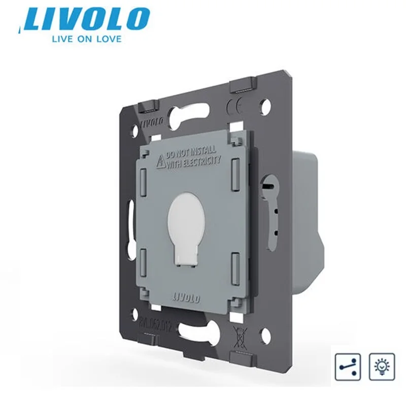 

Сенсорный настенный выключатель Livolo VL-C701SD (стандарт ЕС), 2-клавишный, без стеклянной панели, с регулировкой яркости, адаптивный диммер, для дома, DIY