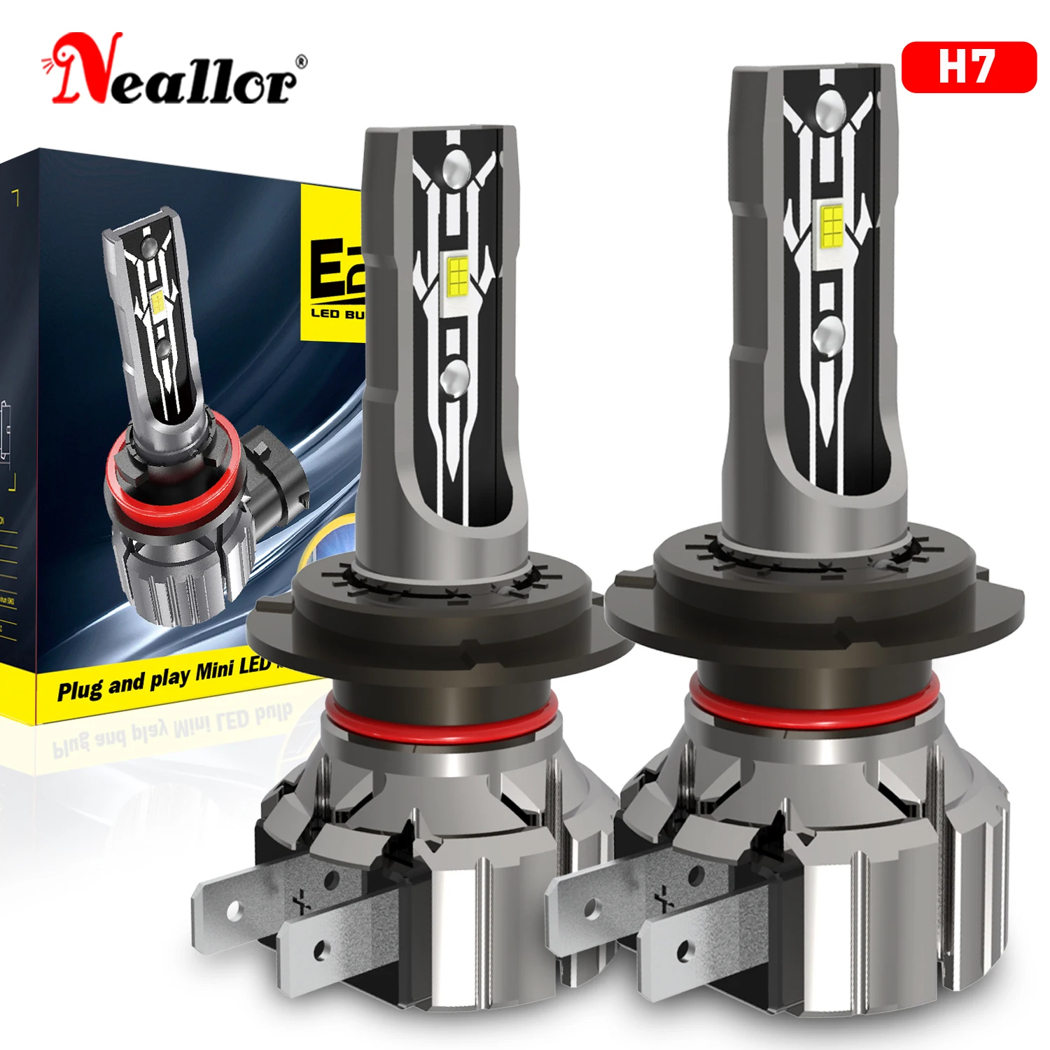 2x HIR2 9012 Canbus Kein Fehler H11 H8 LED Weiß Led Nebel Lichter H4 Led-lampe Auto Fahren Lauf lampe für BMW Toyota Skoda Ford Lada
