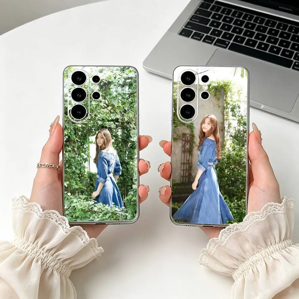 American R&B singer Mai Kuraki Clear Phone Case for Samsung S25, S24, S21, FE, S22, S23, S30, Ultra, S20, Plus, Lite