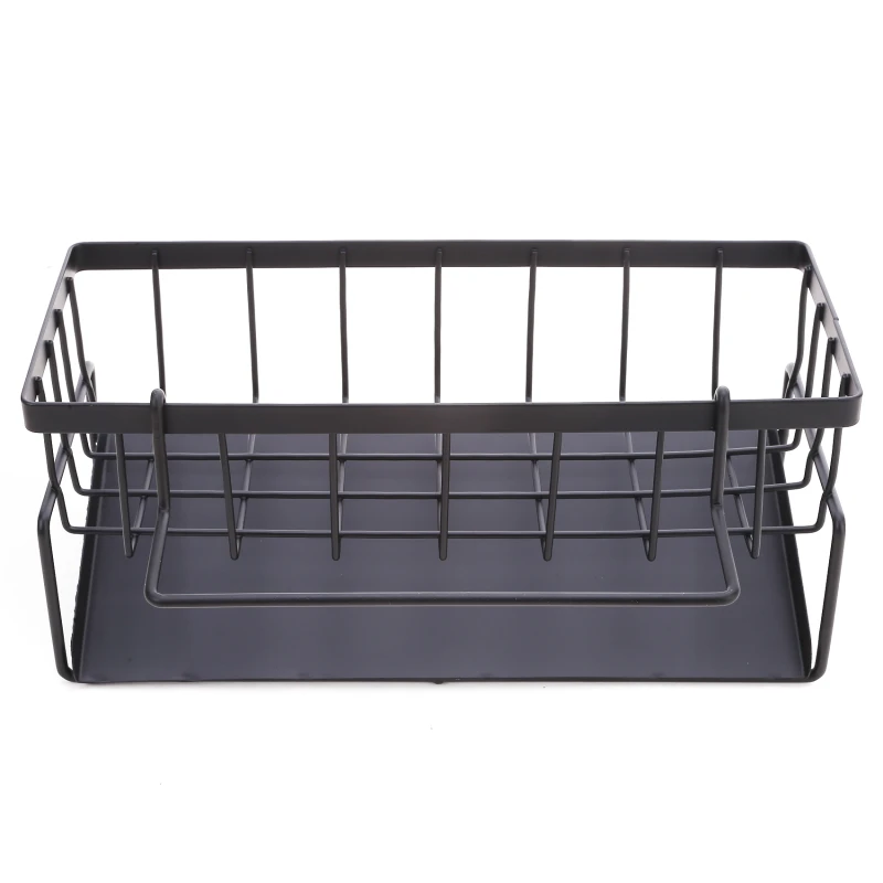 Gootsteen Drainage Rack Multi-Functionele Plank Drainage Mand Spons Doek Afwasmiddel Organizer