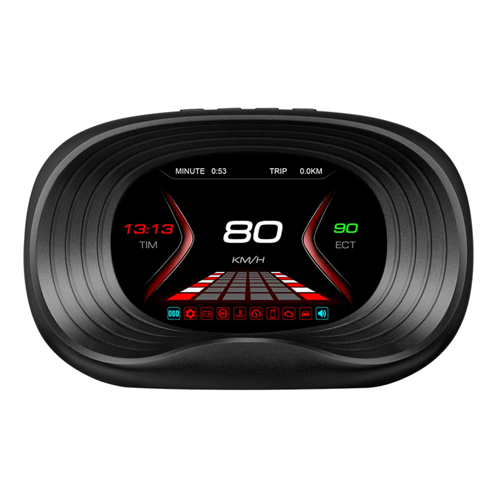 Auto OBD2 GPS Head-Up Display Auto Electronics HUD Projector Display Digital Car Speedometer Accessories for 90%