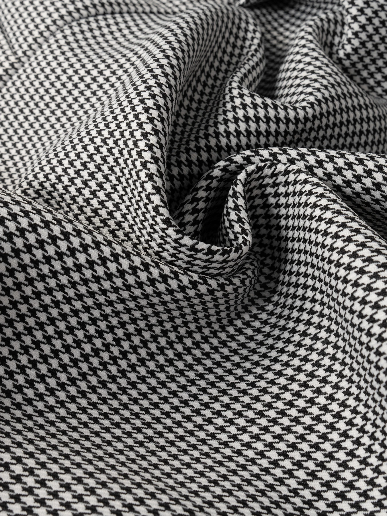 Black White Plaid Tighten waist Medium length Blazer Women's Slim fit Slimming Workplace Temperament Elegant Coat Bell sleeves