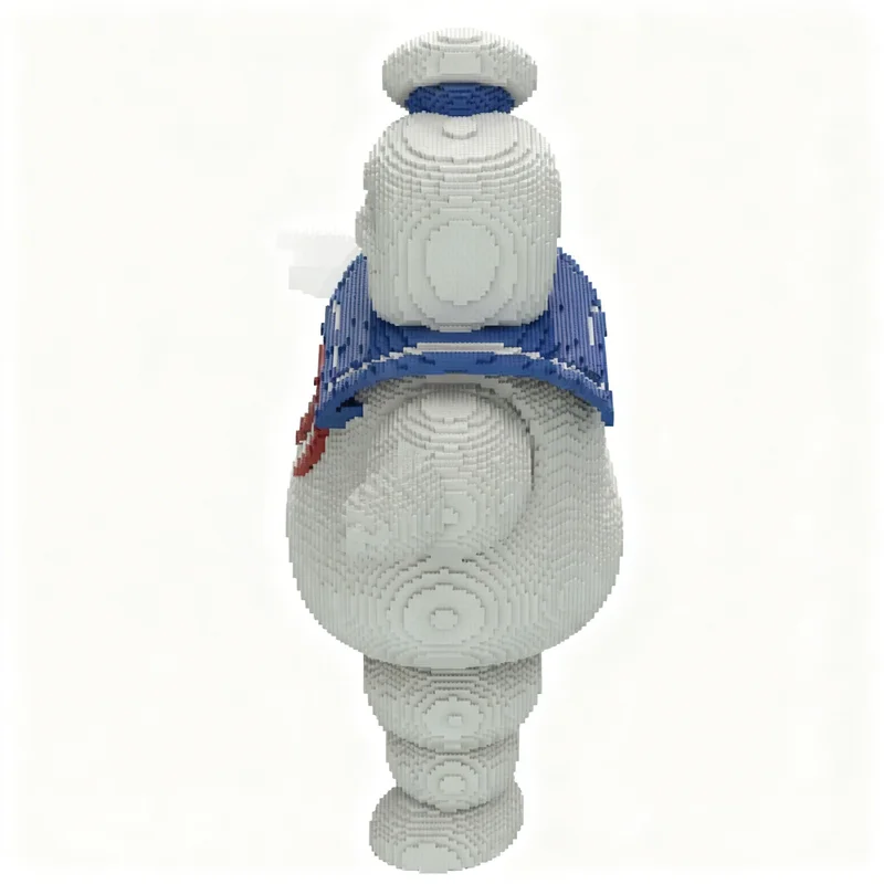 24016pcs MOC Stay Puft Marshmallow Man Sculptures Model Building Blocks Creative DIY Gift Display Decor Assemble Premium Adult