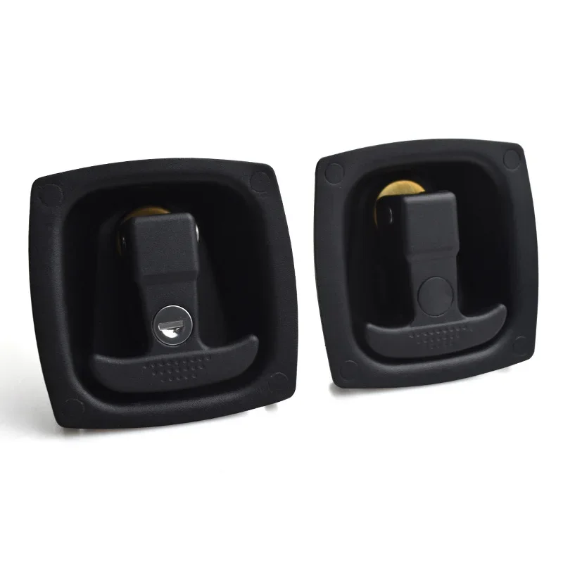 قفل صندوق الأدوات صناعة السيارات الثقيلة مركبة سبائك الزنك مقبض شريط T صندوق الأدوات للطي ضغط مجداف مزلاج