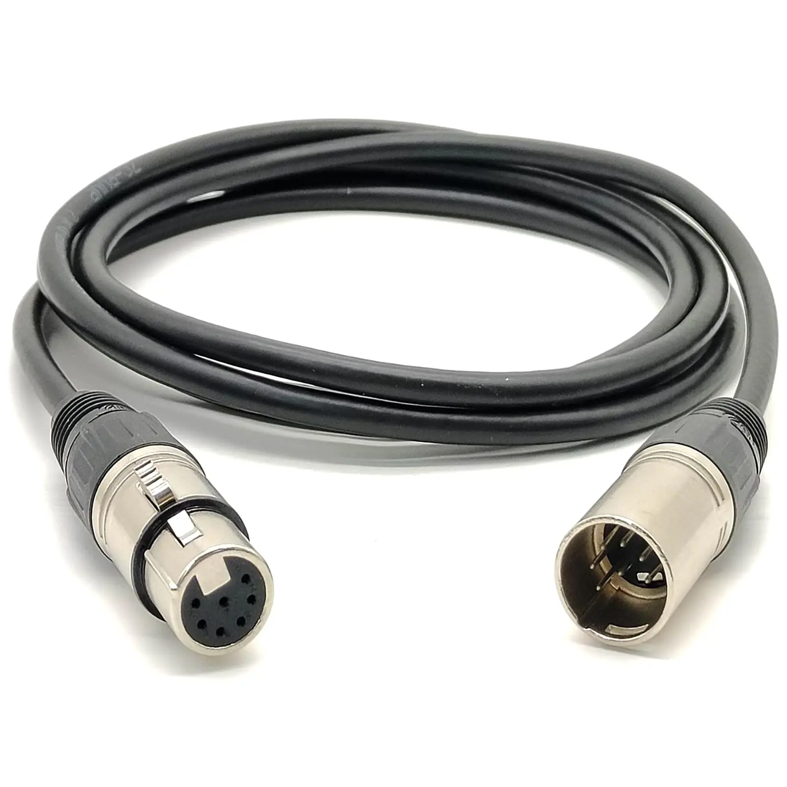 7 Pin XLR Male to Female Tube Microphone Cable 2M 6.5FT Professional Tube Mic Connection Cord For Vacuum Tube Microphones