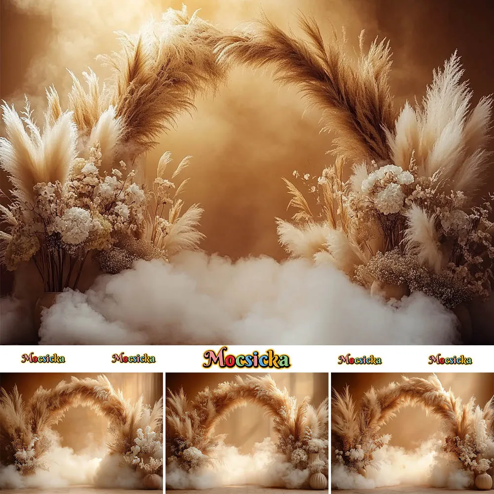 Mocsicka Photography Background Boho Couple Wedding Decoration Supplies Newborn Baby Portrait Photo Backdrops Studio Props