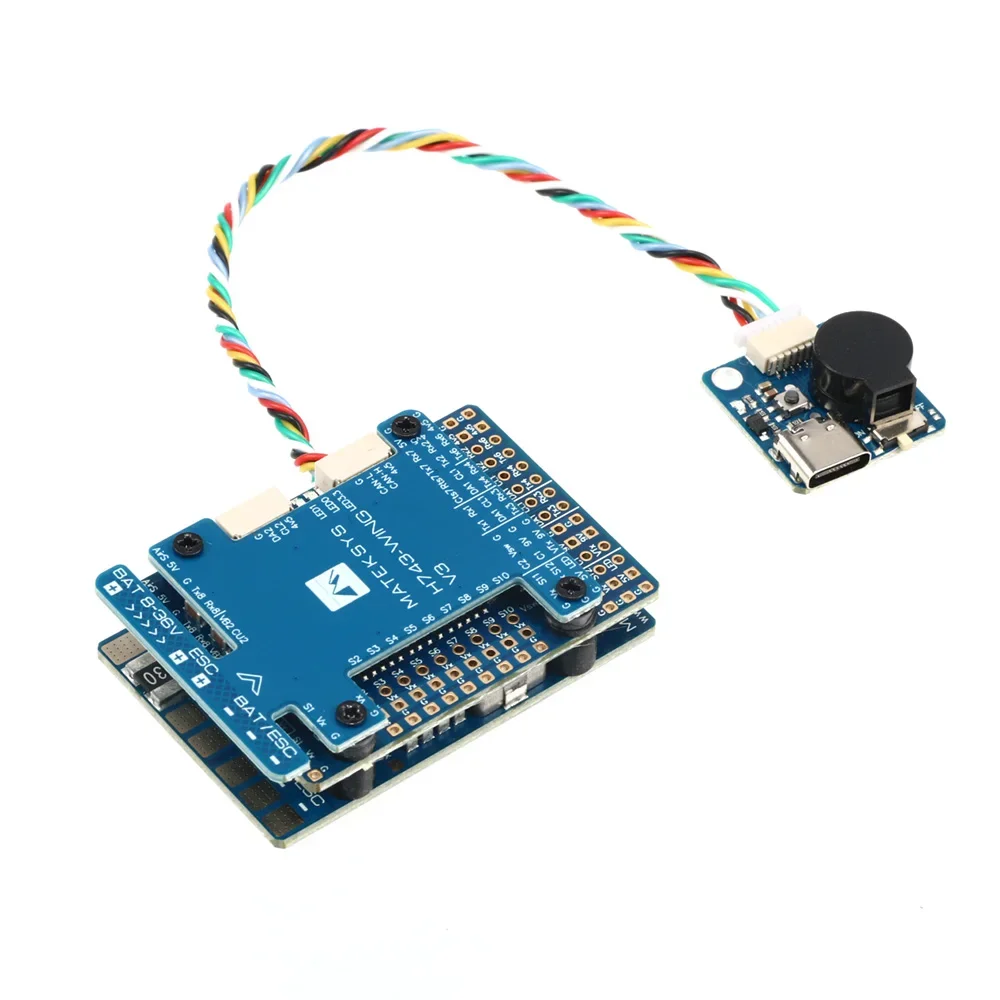 VIVaSMateksys Matek H743-Wing V3 H743 MatekH743 3-8S Flight Controller STM32H743VIH6 MCU For FPV Drone Part