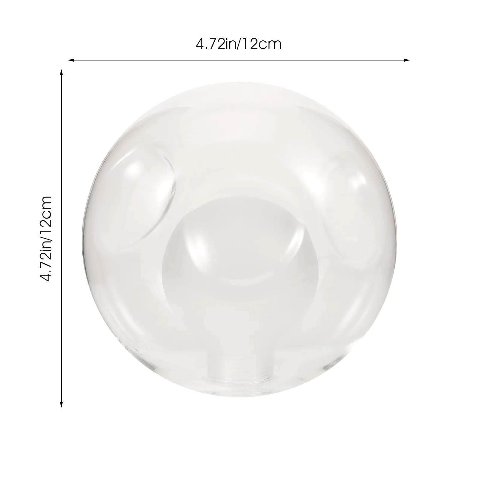 Glass Lamp Shade 120Mm Diameter for Pendant Ceiling Lights Decorative Modern Replacement Lamp Shade for Hotels Restaurants