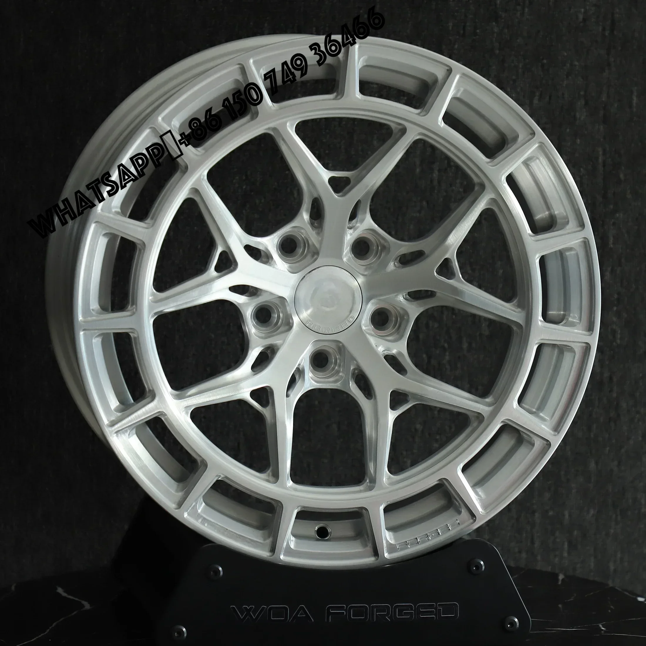 

6061-T6 HFX-1 Custom Forged 17-23 Inch Deep Concave Monoblock Alloy Car Wheels 8J 40mm Lightweight Aluminum New Brushed
