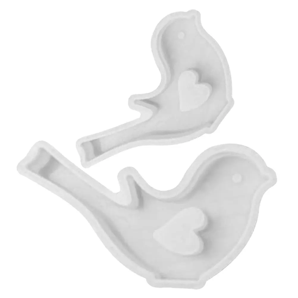 

2pcs Diy Bird For Epoxy Resin Flexible Chocolate Cake Baking Moulds Creative Cookie Fondant Mold Craft Decoration Household