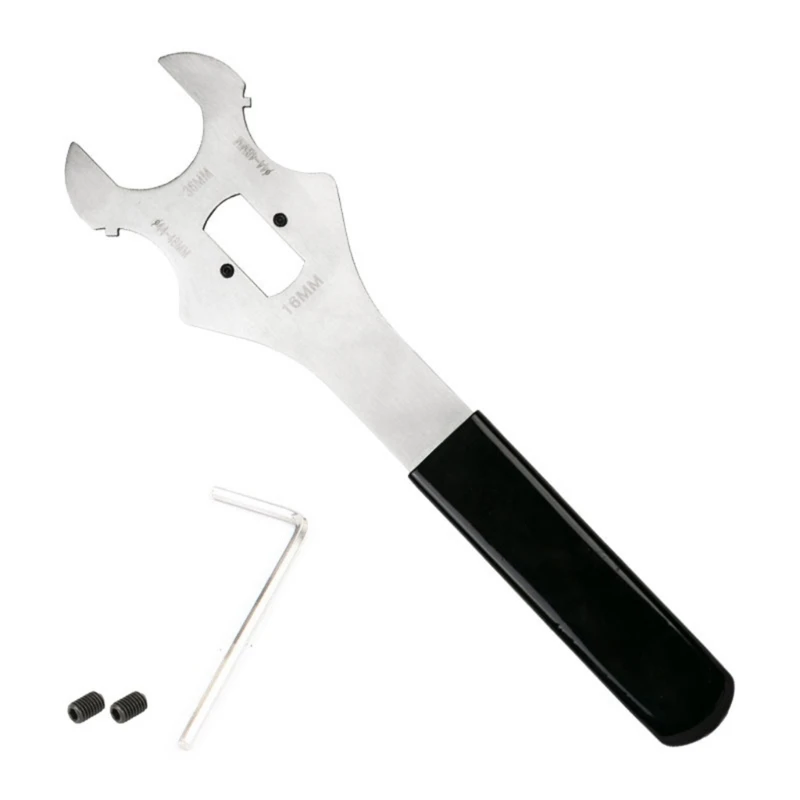 

2025 New Middle Axles Wrench Mountain Bike Square Hole Bottom Bracket Install Removal Tool Bike Lock Remover Easy to Use