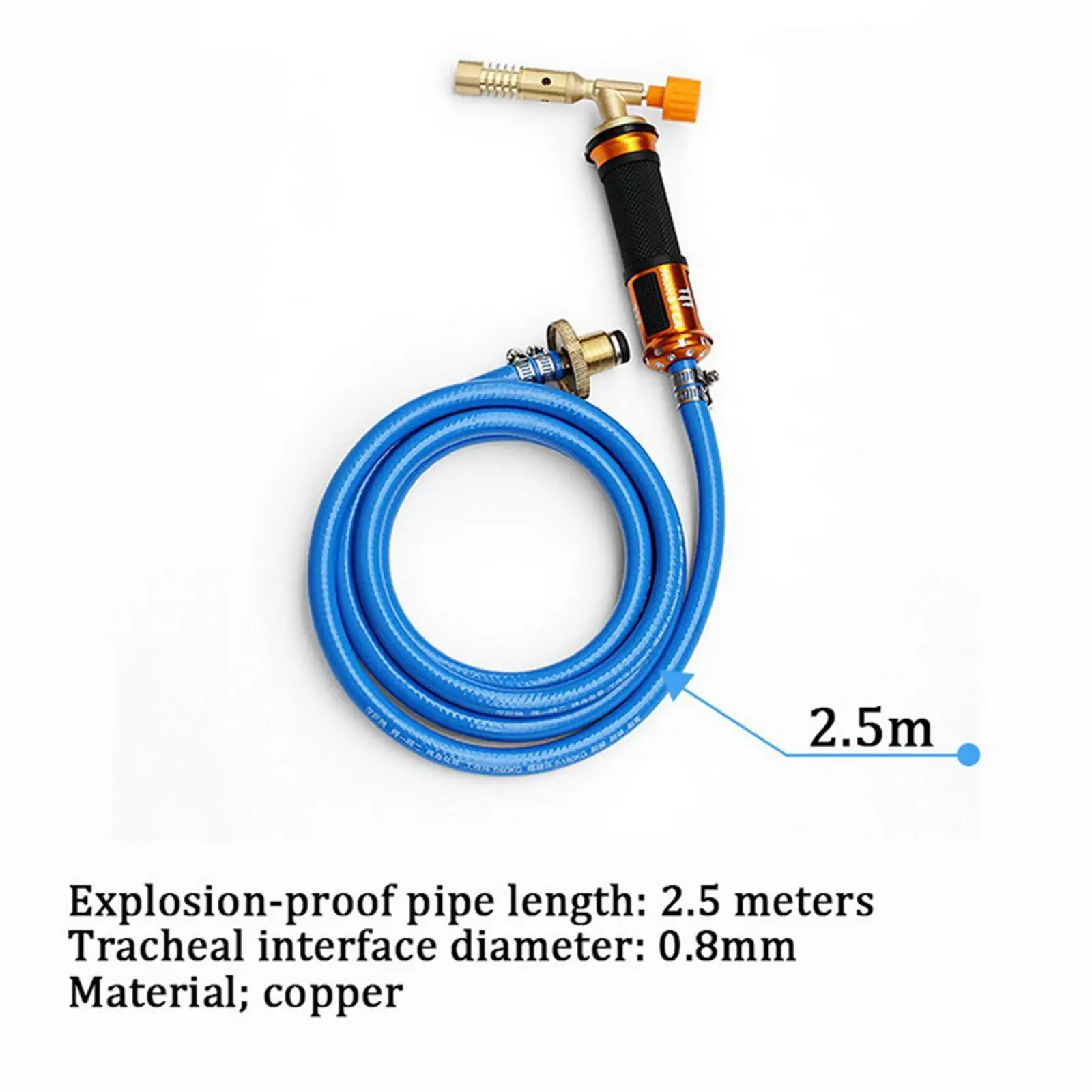 Liquefied Gas Welding Torch with 2.5 for Welding Brazing Cooking Heating