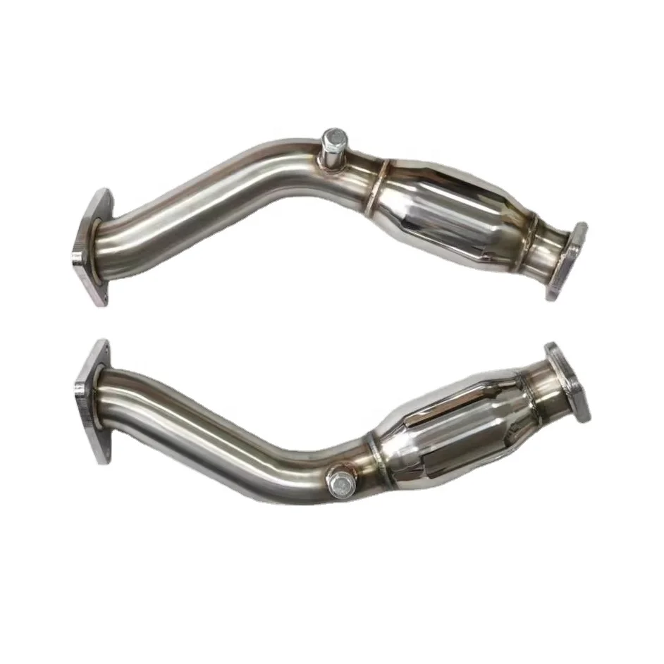Exhaust Resonated Test/Down Pipes Fits Ni Ssan 370Z Z33 Infiniti G37 Coupe Sedan VQ37HR 07-08