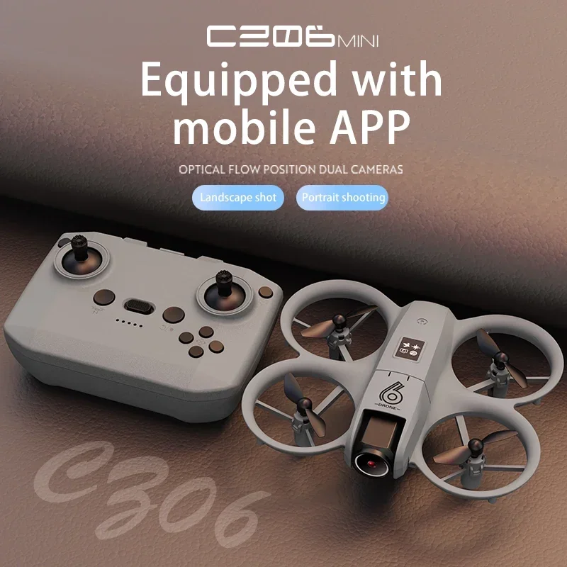 

HD Quadcopter Drone with Dual Cameras, Obstacle Avoidance & Optical Flow - Cool LED Lights, Ideal Children's Toy Gift