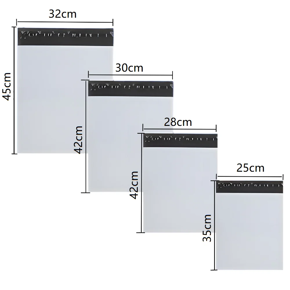 Light Gray Courier Bags Mailing Bags Shipping Bags Self Seal Envelopes Plastic Packaging Bag Plastic Bags For Packing