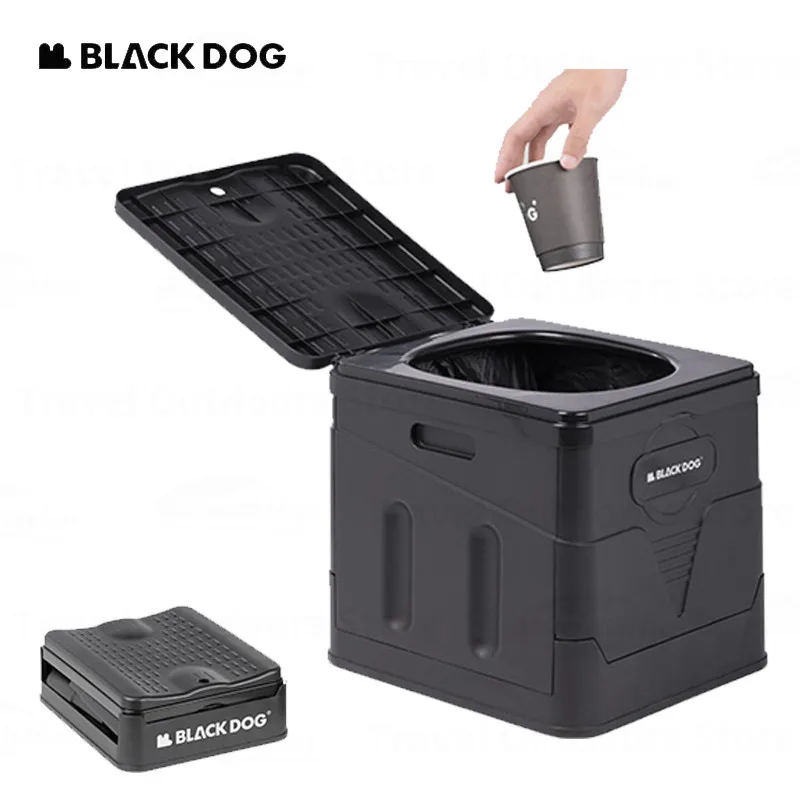 

Naturehike BLACKDOG Кемпинговый туалет Открытый полипропиленовый мусорный бак Палатка Автомобильный портативный дезодорант Путешествия Аварийный мужской женский мобильный туалет