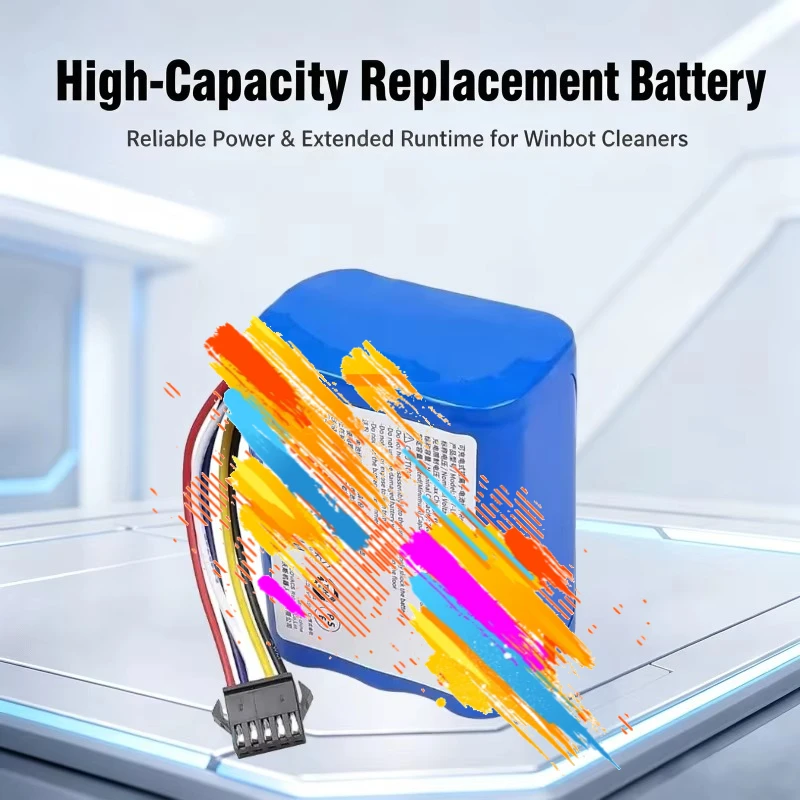 Replacement Battery 800mAh/3000mAh for Ecovacs WA30 WA50 W1 PRO W830 W833 W836 W850 W860 Winbot Window Cleaning Robot