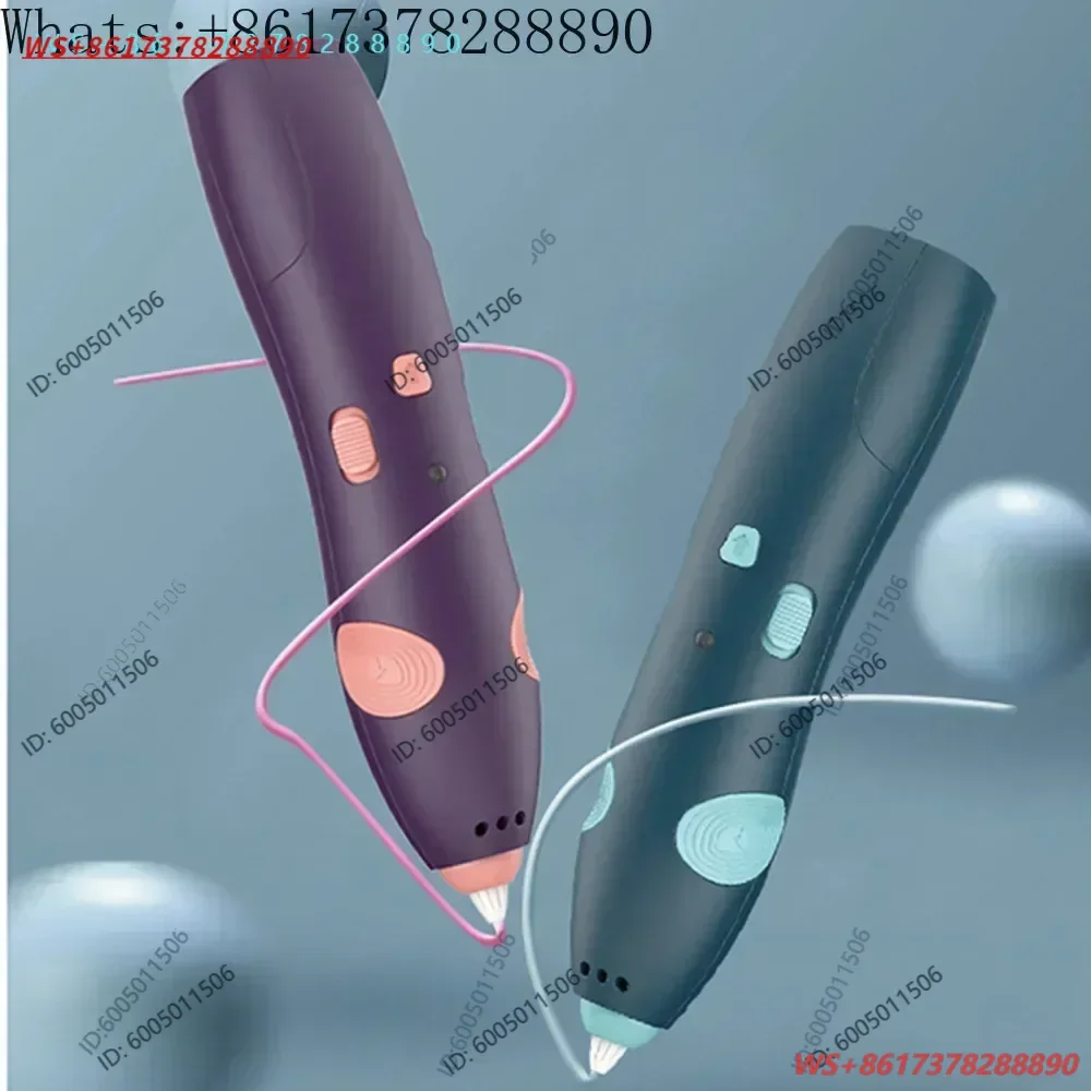 Not hot 3D Printing Pen Wireless Children's Stereo Graffiti Low Temperature Vibrato Baby Painting Child Smart Toy USB Charging