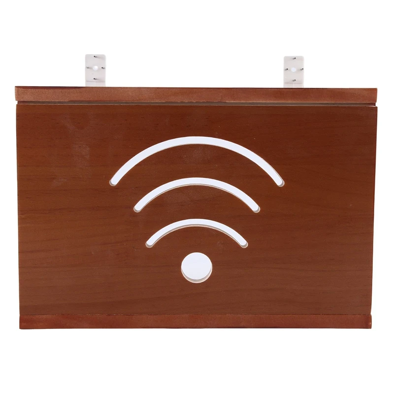 1 Piece Router Rack Living Room Wall-Mounted Wifi Storage Box TV Plug-In Shielding Box