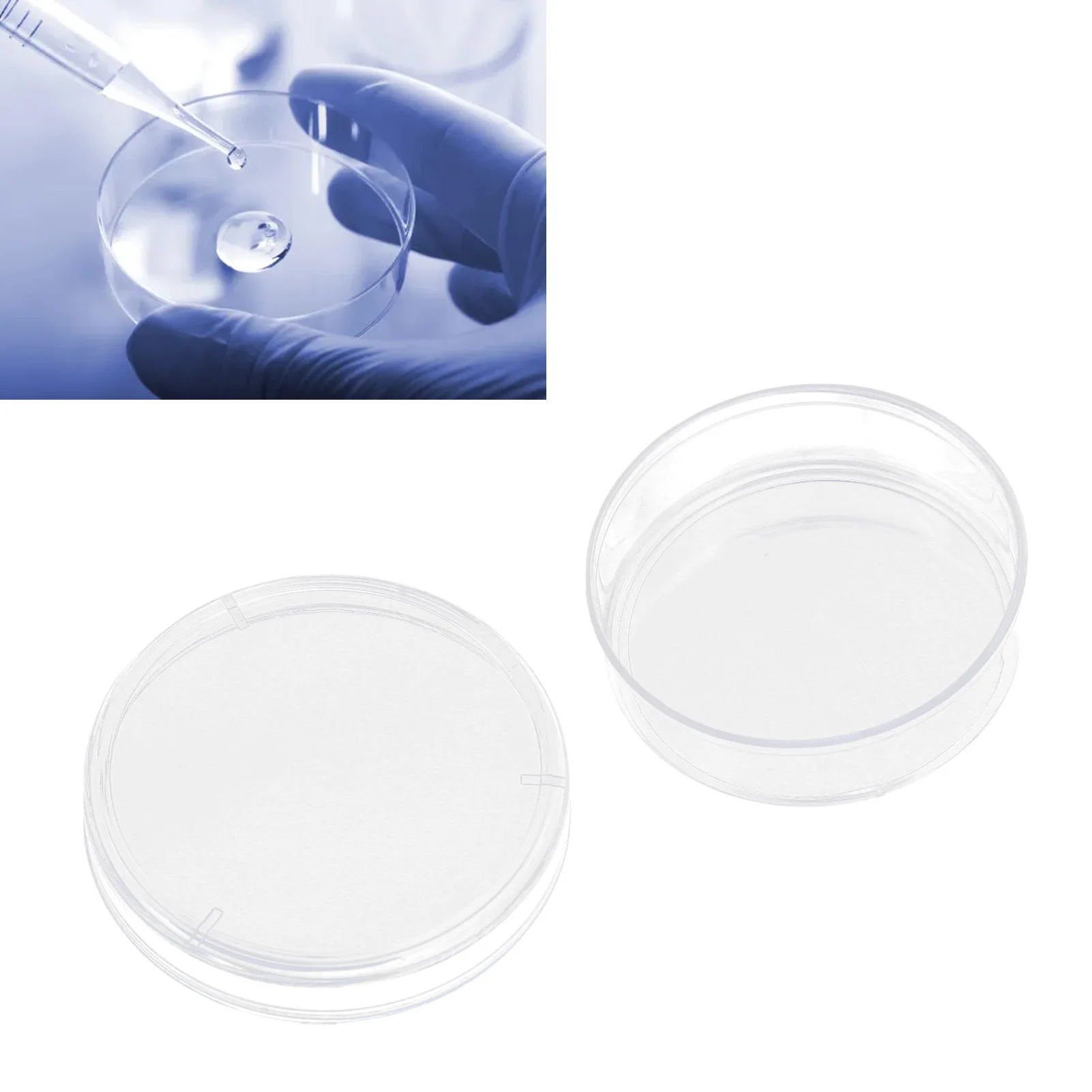 

10 шт. чашки Петри с крышками, прозрачная пластиковая чашка для культуры для лабораторных школьных научных проектов, диаметр 35 мм, глубина 10 мм