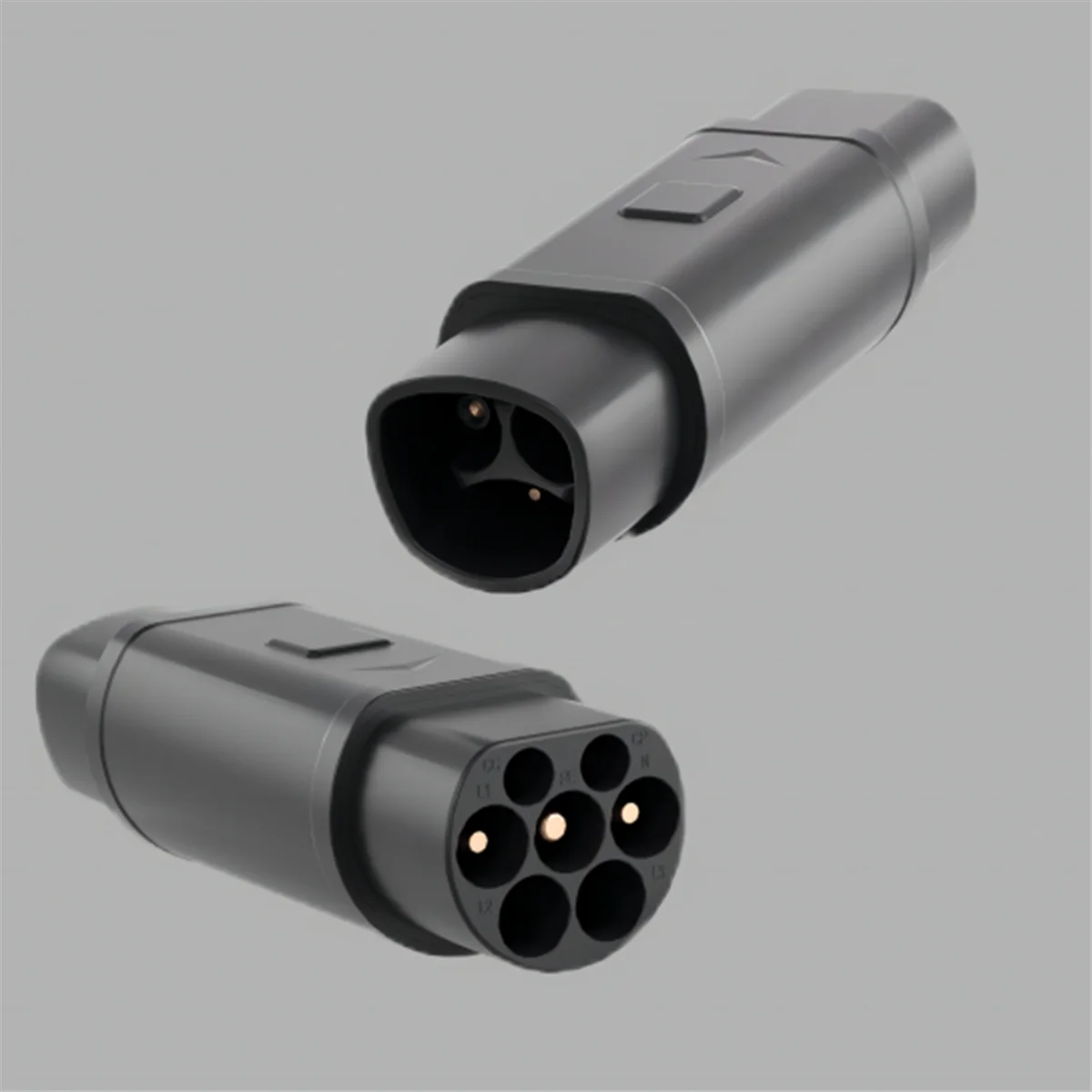 EV Connector Adaptor 32A for Tesla to GBT EVSE Adapter Electric Car Vehicle Charger 250V Charging Connector Single Phase