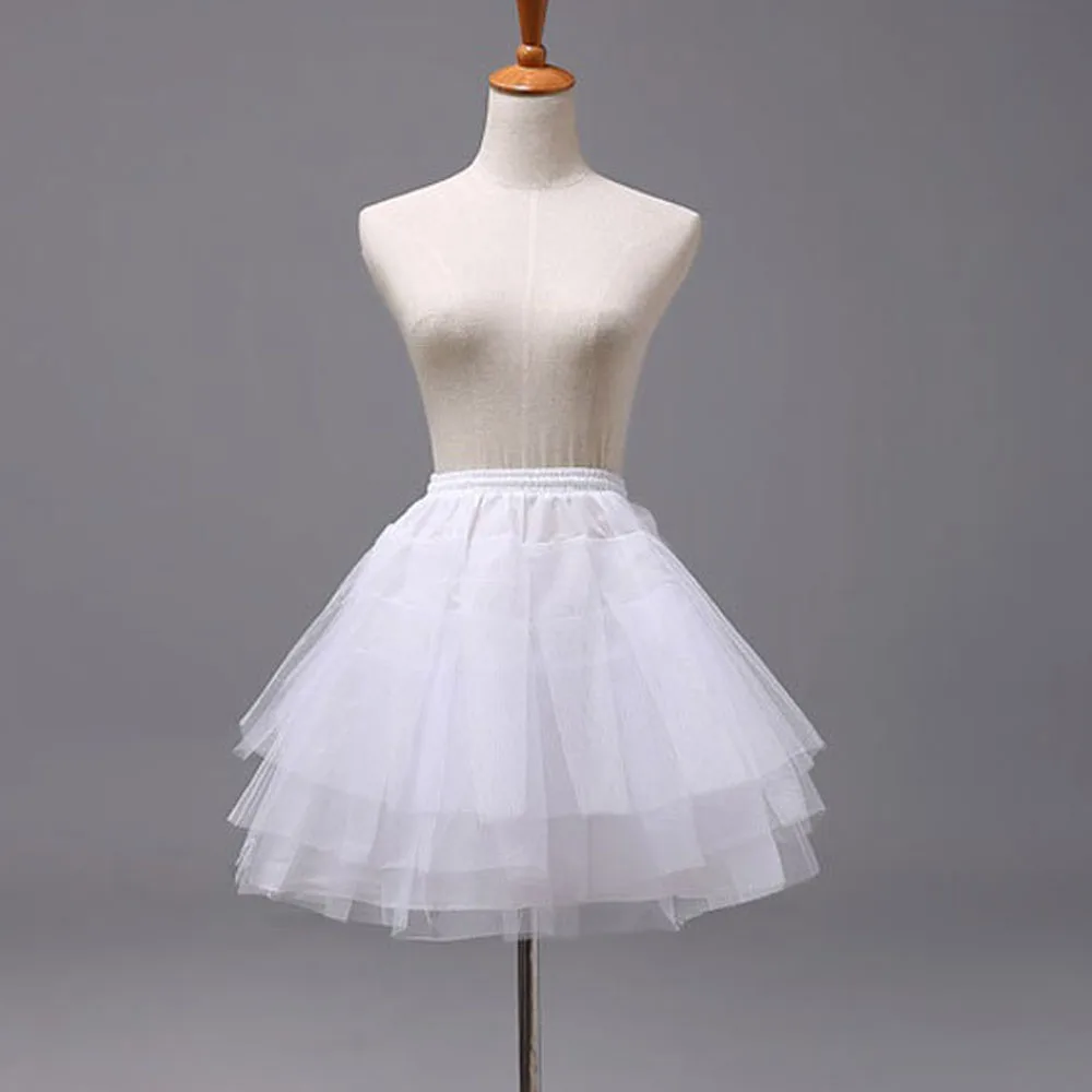 

3 слоя, подъюбник 35 см для женщин и девочек, короткие свадебные подъюбники, Нижняя юбка, аксессуары 2024