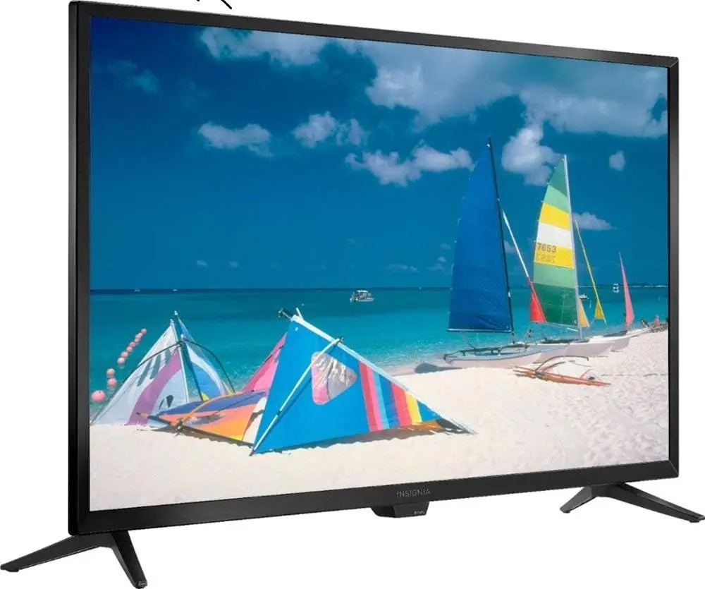 

32-дюймовый LED HDTV с разрешением 720p, частотой обновления 60 Гц для четкого изображения
