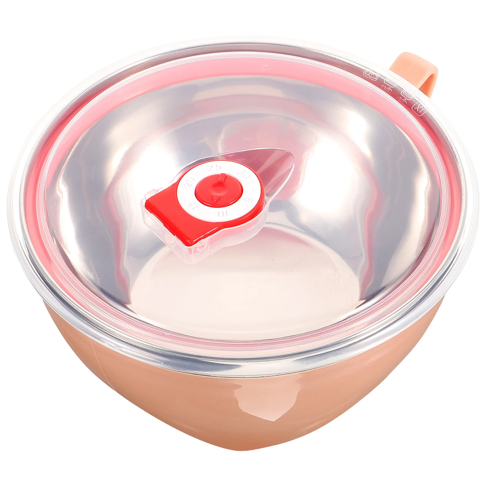 

Stainless Steel Noodle Bowl With Lid Handle Insulated Food Container Soup Rice Bowl For Office Camping Pink 120Ml