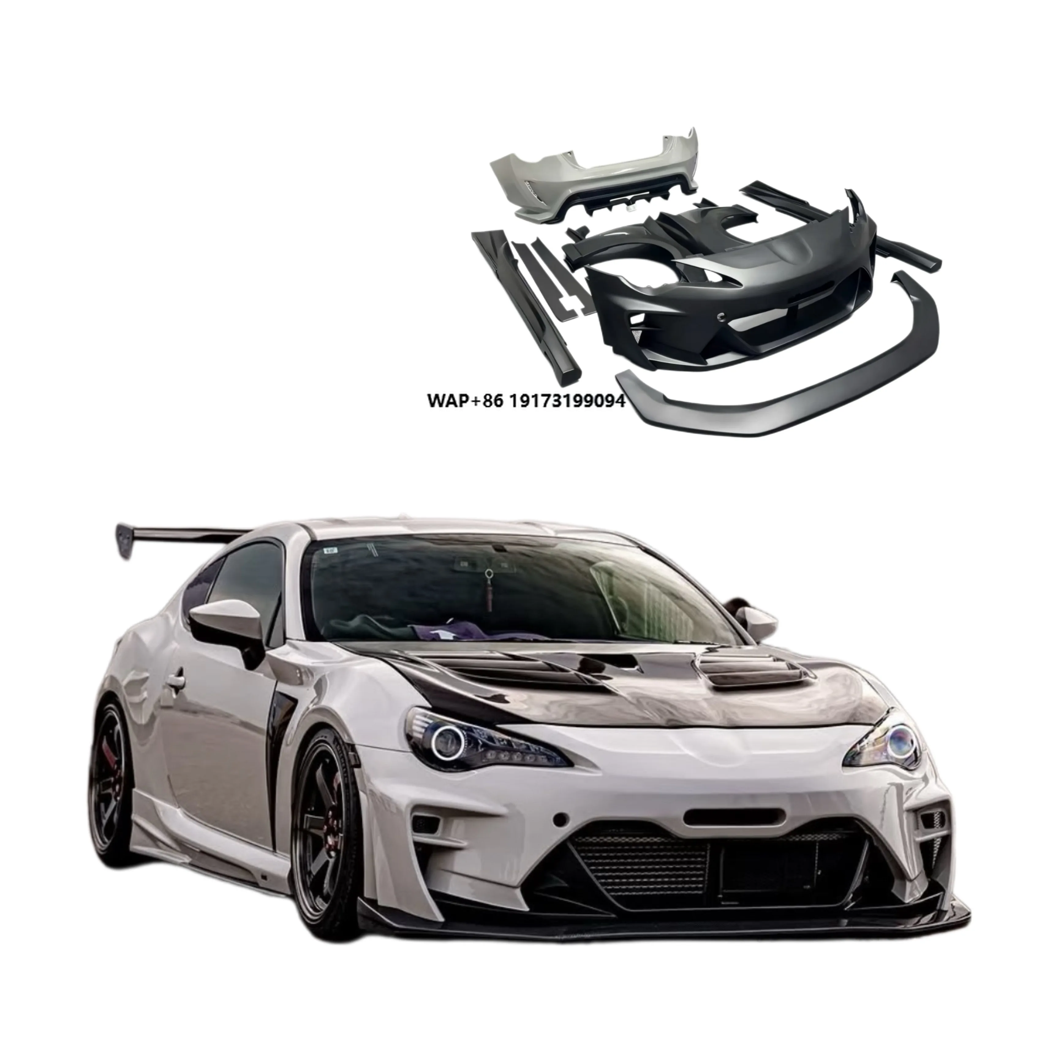 

VRS Style Body Kit for GT86 2013-2020 Body Kit Front Rear Bumpers Car Bumpers Rear Diffuser Fender Fender Body Kit