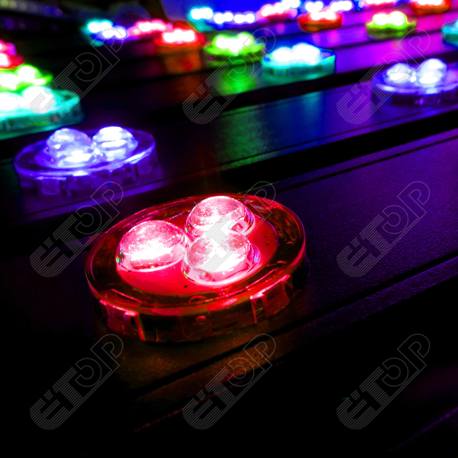 Trwałe oświetlenie Led Pixel Point Puck DC12V wodoodporne 5050 adresowalne Rgb/RGBW świąteczne lampki świąteczne dekoracja zewnętrzna